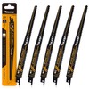 TOLESA Reciprocating Saw Replacement Blades, 6 Mounts, 8.9 inches (225