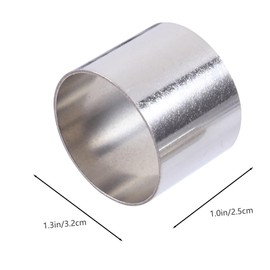 ULTECHNOVO 12-Piece Stainless Steel Round Clay Cutters Set Mini Polymer Clay Molds for Pottery Easy to Use for Crafts and Baking