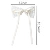 White Lace Hair Clips for Women Hair Bows for Women