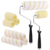 Glarks 8Pcs 4 Inch and 9 Inch Paint Roller Covers