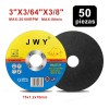 Disco De Corte Para Metal Acero Inox 3 75mm 50