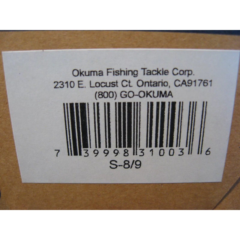 Okuma Sierra S 8/9 Fly Fishing Reel - Size 8/9