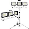 UFOND 22000 Lumen LED Work Light with Stand,3 Head Portable