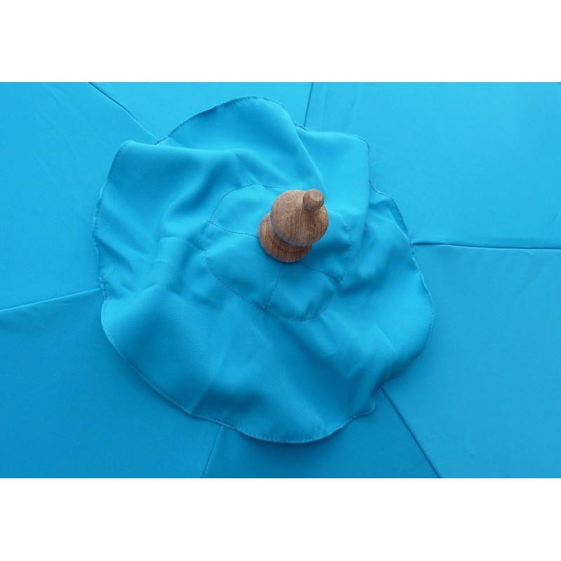 Formosa Covers 9ft Umbrella Replacement Canopy 6 Ribs in Teal