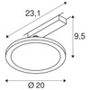 SLV 1 Phase System Light Panel Track / Spotlight, LED
