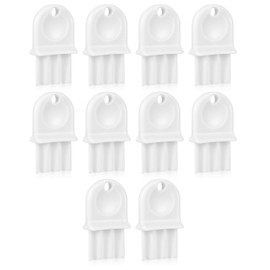 10pcs Tissue Dispenser Keys, Toilet Paper Dispensers Keys Compatible with Pacific Tissue and Toilets Paper Dispensers Hard Plastic Waffle Toilet Papers Dispensers Keys Set
