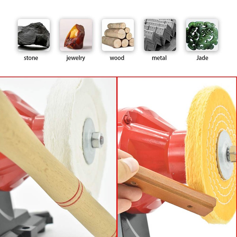 scottchen PRO Buffing polishing Wheel 8" x 5/8" Arbor (70