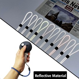 Improved Replacement Reflective Wrist Straps for Oculus Quest 3 Gen Controller, Sturdy Comfy Adjustable Hand Strap for Oculus FGPK