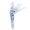 Tebbomp Plastic Feeler Gauge 0.05-1mm Thickness Measuring Tools 13 in