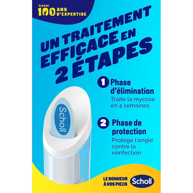 Scholl – 2-in-1-Lösung für beschädigte Nägel, von Mycoses
