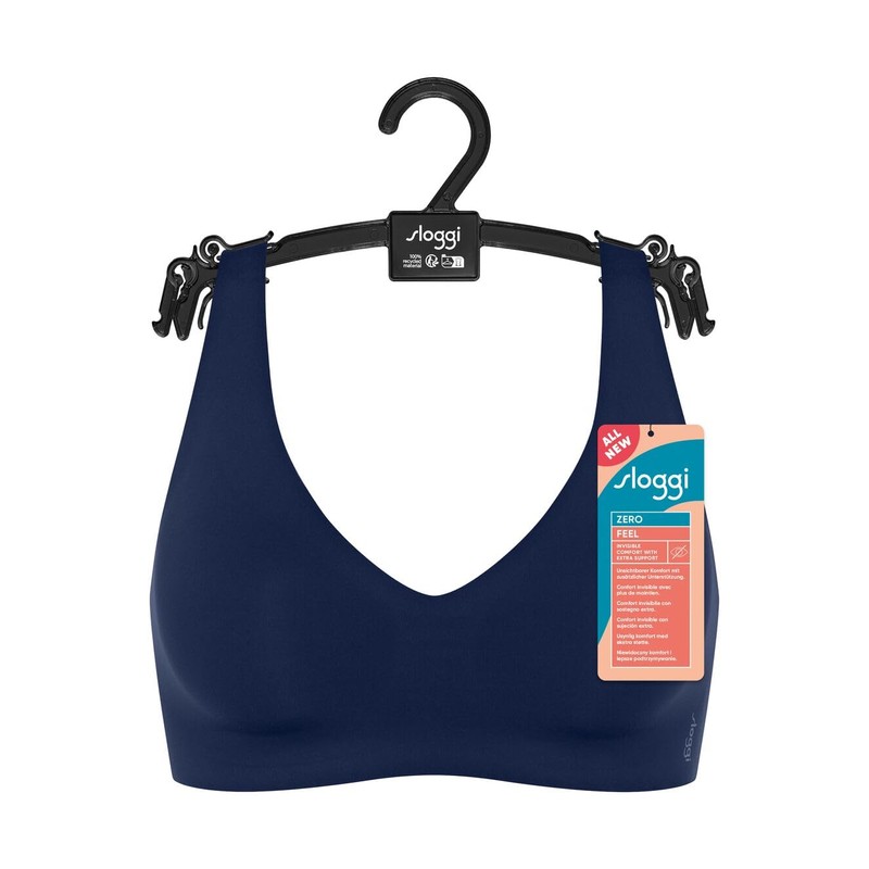 Sloggi Women's Zero Feel 2.0 Soft Bra, navy blue