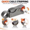 Coaxial Cable Stripping Tool for Wire Prep – Adjustable 4/6/8/9/12mm