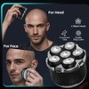 Electric 6D Floating Head Shavers for Bald Men, Magnetic Rotary