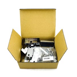 TP 1100 Toilet Partition Die Cast Zamac Complete Inswing Door Hardware Set, 1 in. Door 1-1/4 in. Pilaster