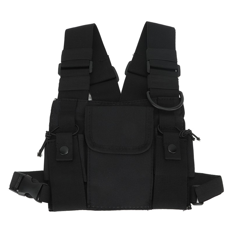 Multifunctional Chest Pack Front Chest Backpack Running Vest Bag for