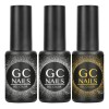 Pack 3 Glitter, Gel Uñas 1 Paso, Belcolor. Gc Nails
