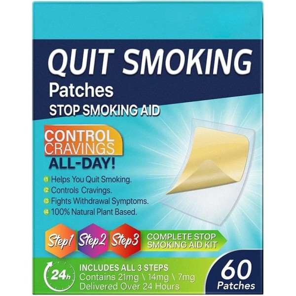 Unbranded 3-in-1 Quit Smoking Patches (21mg/14mg/7mg