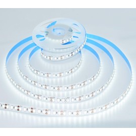 HAASHADA LED Strip Lights, DC12V 5m/16.4ft Dimmable 2835 Super Bright 600 LEDs 12000LM LED Strip Lights Non-Waterproof IP21 Ribbon, 1 LEDs Cuttable (Daylight White 6000K)