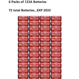 SureFire 72 Pack 123A Lithium Batteries