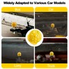Lotsdonxia Soft Rubber Trailer Ball Head Cover Durable Protection for