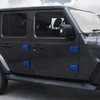 8PCS Door Hinge Cover Trim Accessories for 2018-2024 Jeep Wrangler