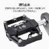 GEWAGE Bicycle Pedals Binding Pedals Flat 3 Bearings Non-Slip Aluminum