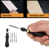 4 in 1 Stitching Awl Kit Ebony Handle DIY Leather