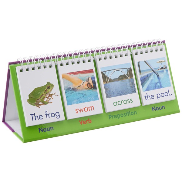 Junior Learning Sentence Flips Double-Sided Flip Stand, Ages 4-6, Vocabulary & Grammar, K-1
