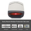 BAOSHARE Bluetooth Escáner de código de Barras 2D 1D inalámbrico,