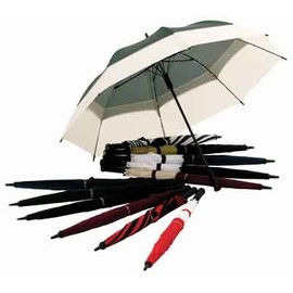 Windbrella Products Coro. 62-inch Golf Umbrella-Burgundy& Cream 10062BUCR