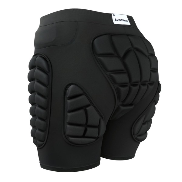 Summshall Padded Shorts, 3D Snowboard Shorts Protective Gear, Eva Pad