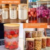 Premium Sourdough Starter Kit,34 oz with Bamboo Lid,Cloth Cover,Date Tracker,Thermometer