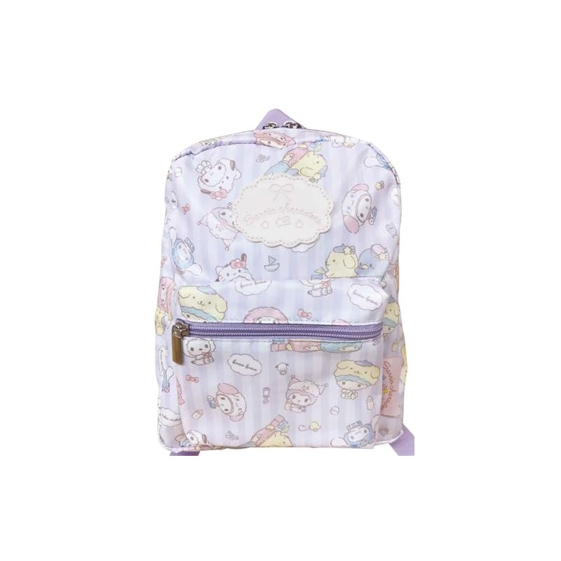 I Planning Sanrio Characters Baby Backpack Purple W8.3 x H9.8