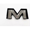 Auto Front & Rear GMC White Black OVERLAY Emblem Badge