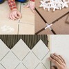 500pcs 1mm Tile spacers - White Plastic Cross spacers -