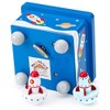 Mousehouse Gifts Rocket Wooden Music Box, Musical Toys, Early Development