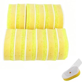BoAn 12 Pack Dish Wand Sponge Refills Compatible with Scrub Daddy – Non-Scratch, Rich Foam for Easy Grease Removal, Durable Dish Scrubber Heads for Kitchen Cleaning + Magic Sponge
