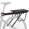 Rear Bike Rack, Adjustable Bike Cargo Rack with Quick Release,