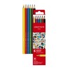 Caran D'Ache hobby 6 water resistant colouring pencils in assorted
