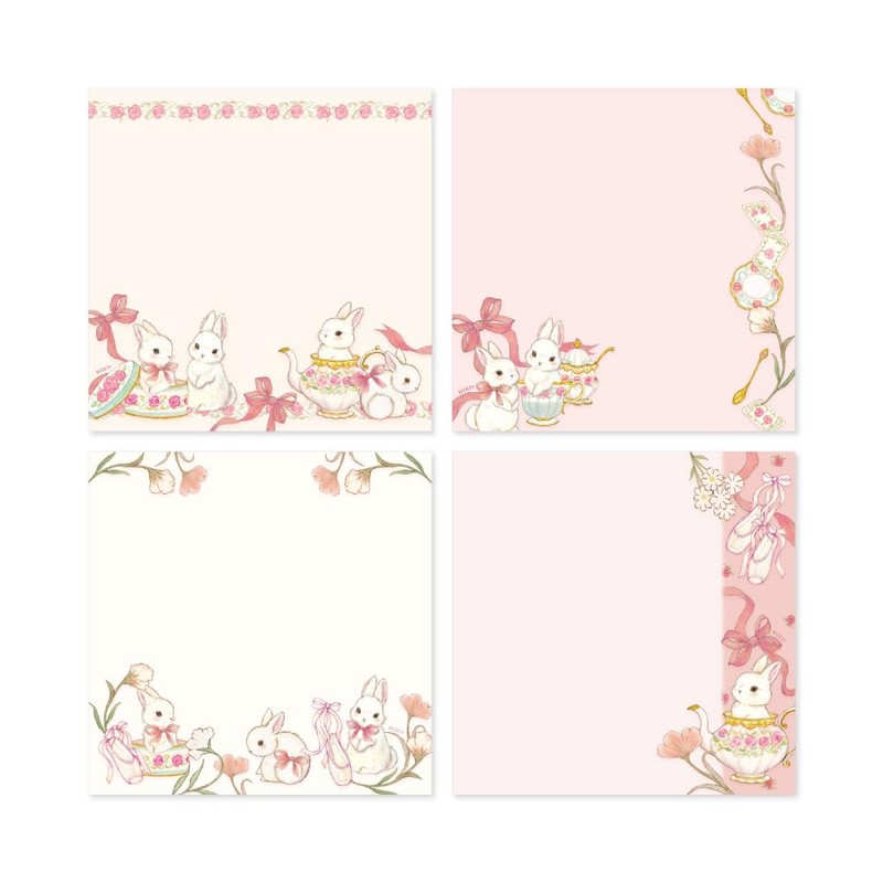 Takei Miki Memo Pad / Elegant Rabbit Animal
