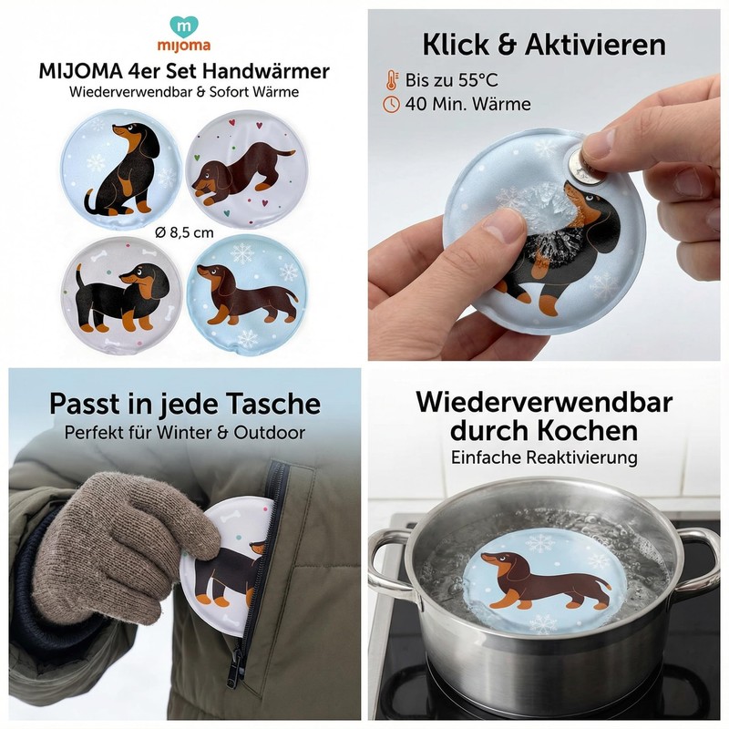 Hand Warmer Pocket Warmer Sets Finger Warmer Against Cold Hands