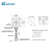 Kamoer KPHM400-ST high flow stepper motor peristaltic pump 24V variable