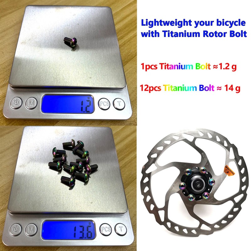 [Pack of 12] M5 x 10 mm T25 Titanium Ti