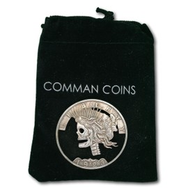 Hobo Coin Cut Coin Skull Face Morgan Peace Dollar Dark Art Gothic Cosplay US American Hobo Nickel