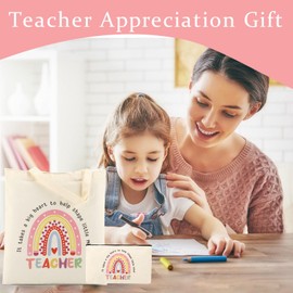 Teacher Gifts for Women,Teacher Appreciation Gifts,Teacher Christmas Gifts,Teacher Tote Bags,Graduation Gifts for Teachers,Thank You Gifts for New Teacher