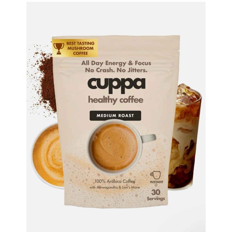 Lion Cuppa Healthy Mushroom Coffee 30 Servings Lion's Mane &