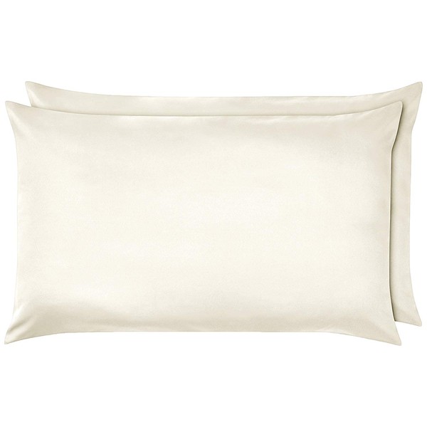 NIYS Luxury Bedding Finest 100% Egyptian Cotton Pillowcase Pair (Cream)