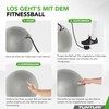Tunturi Anti Burst Fitness Ball with Pump - Yoga Ball
