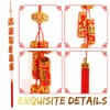 Chinese New Year Hanging Decorations 2 Pack Large Firecrackers Decor