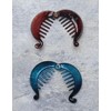 SOWAKA 4 Pcs Banana Hair Clips Resin French Round Ponytail